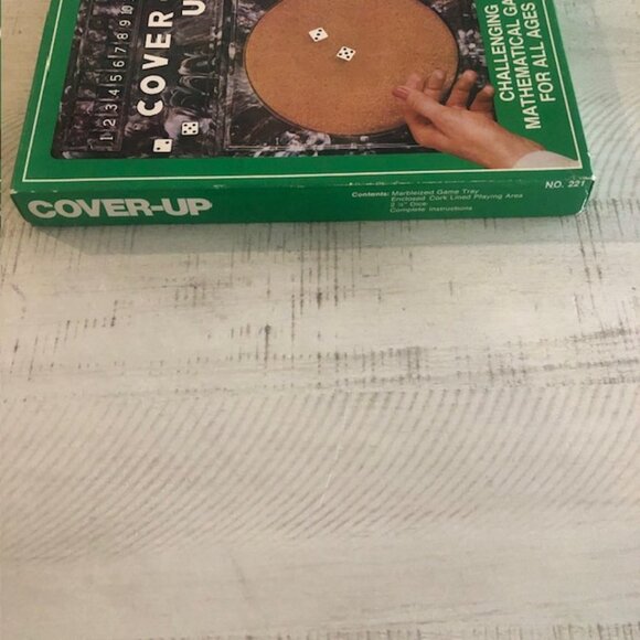 Vintage 1980 Cover-Up Challenging Mathematical Game For all Ages by Crisloid Inc - Picture 8 of 9